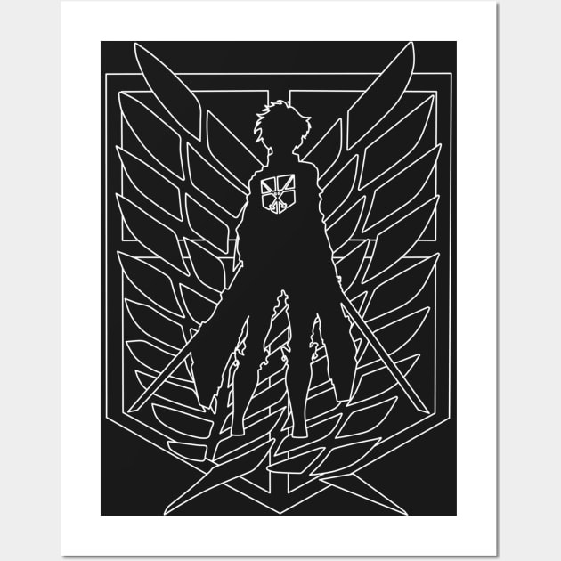 Scouting Legion Eren Wall Art by ProxishDesigns